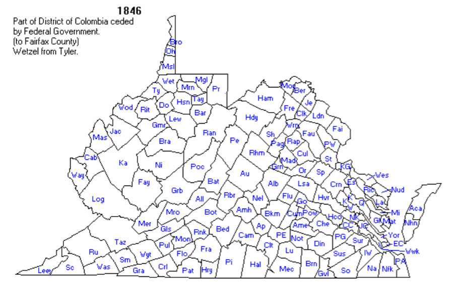 Wetzel County was founded in 1846 from the northern section of Tyler County. Wetzel County was founded in 1846 from the northern section of Tyler County.